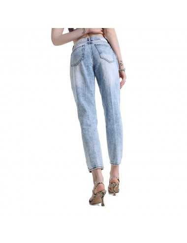Jeans pantalone in cotone denim chiaro - Jeans & Pantaloni Donna