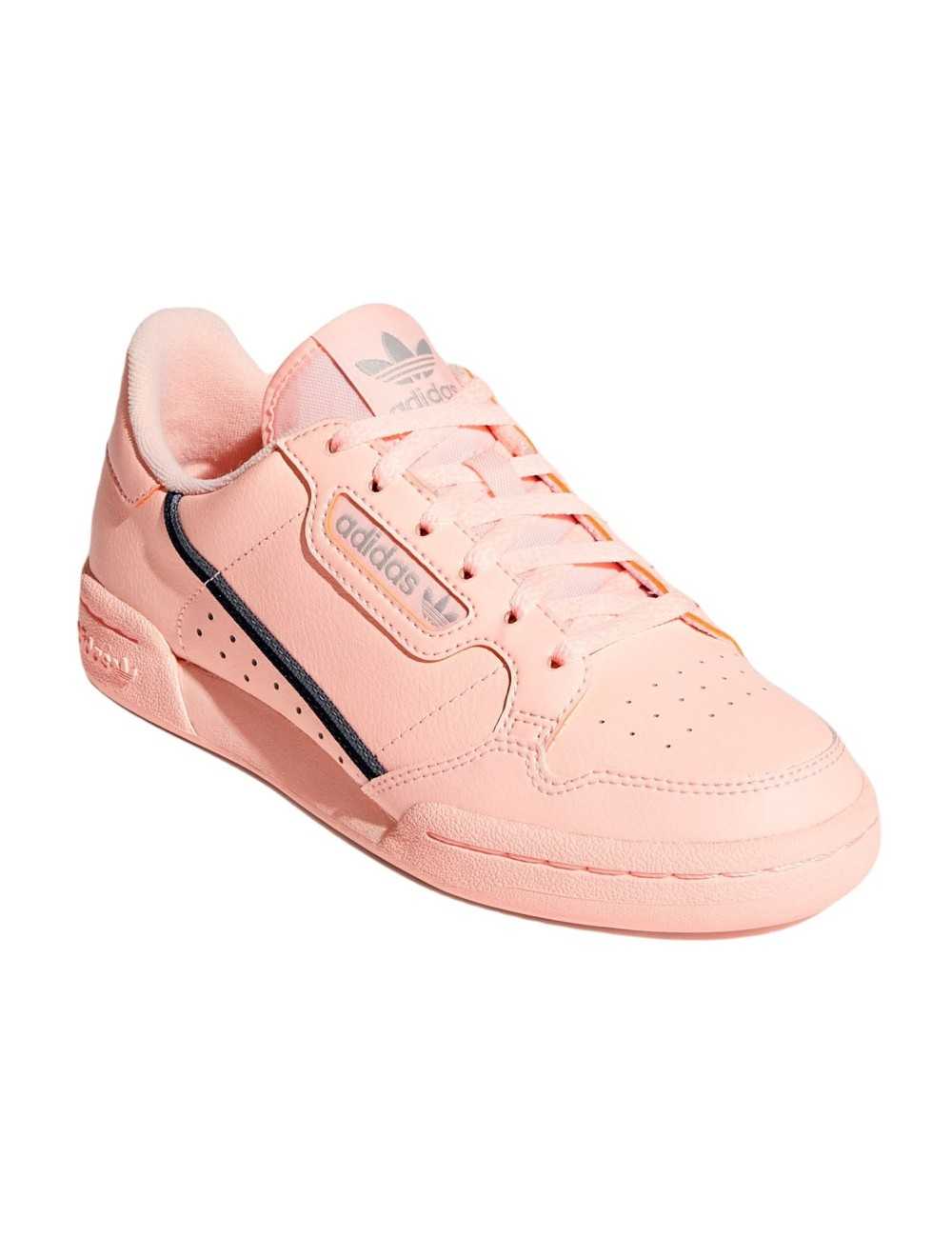 Scarpe Adidas Continental 80 J Pink in pelle - Scarpe Donna Sportive
