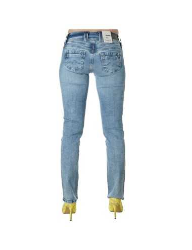 Jeans straight waist mid gen denim