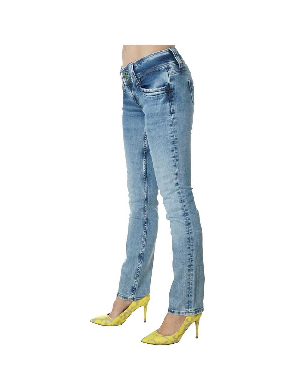 Pepe Jeans donna Straight Waist Mid Gen Denim - Jeans & Pantaloni Donna