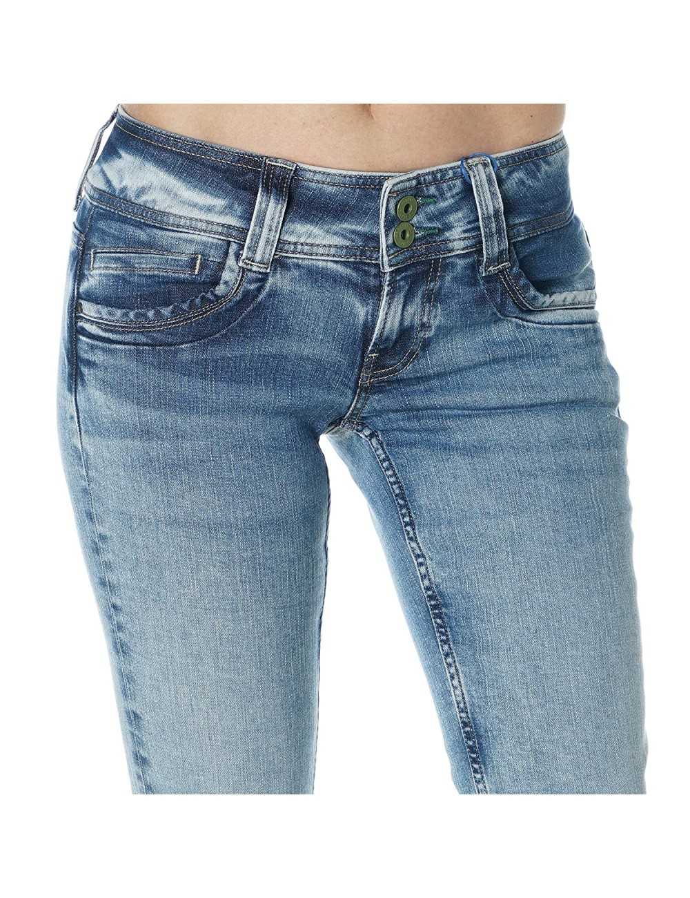 Pepe Jeans donna Straight Waist Mid Gen Denim - Jeans & Pantaloni Donna