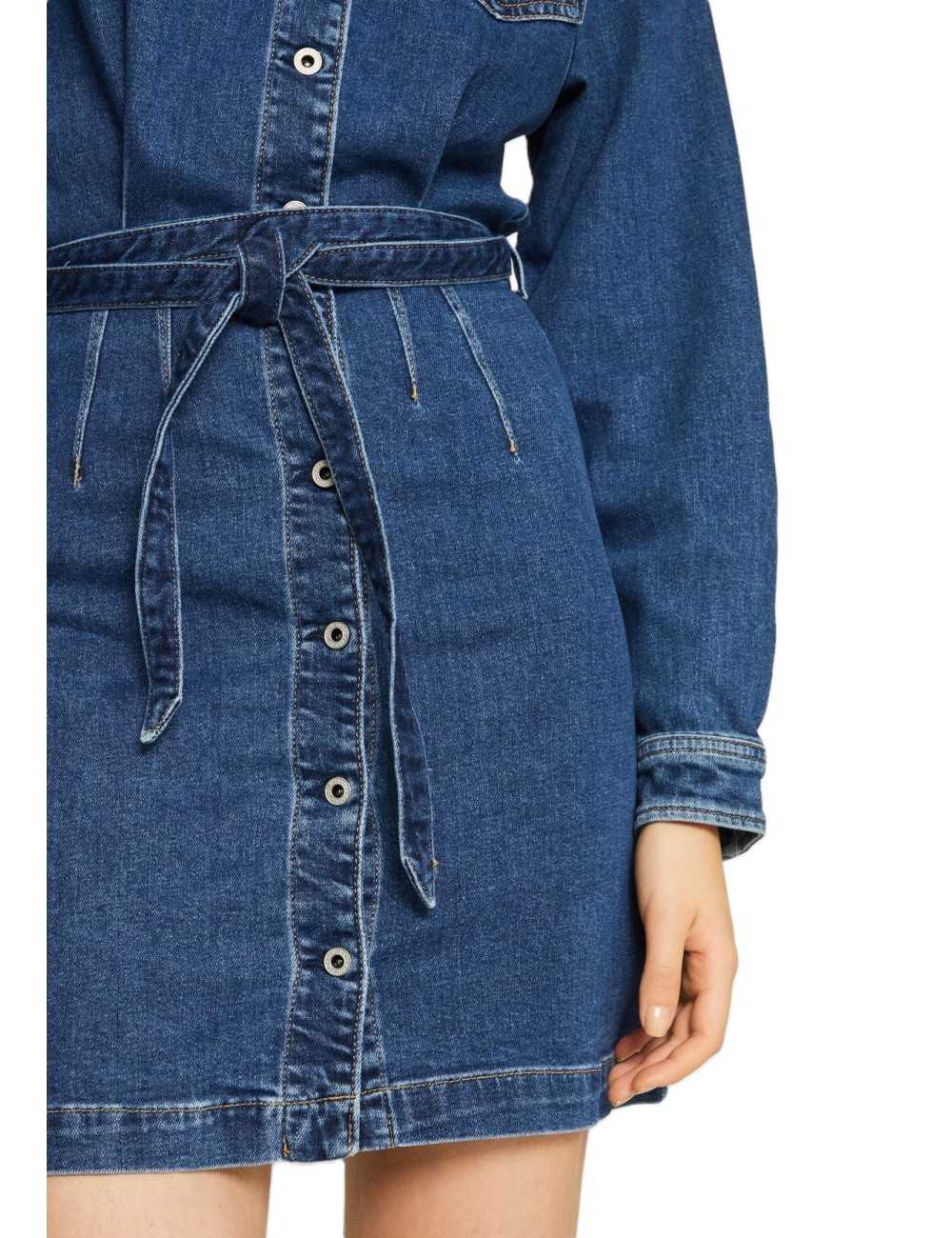 Pepe Jeans abito corto Selena in jeans denim - Abiti Donna