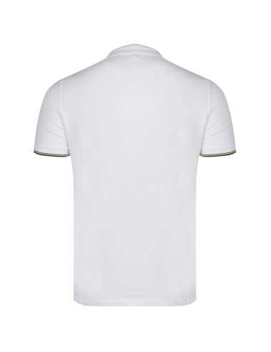 U.S Polo Assn. nspe polo uomo bianco logo - T-shirt & Polo Uomo